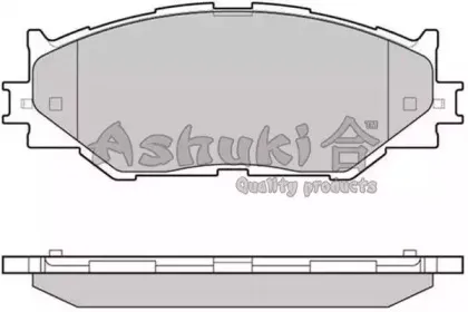 Комплект тормозных колодок, дисковый тормоз ASHUKI купить