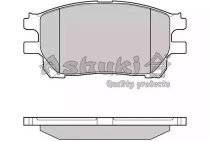 Комплект тормозных колодок, дисковый тормоз ASHUKI купить