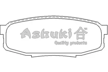 Комплект тормозных колодок, дисковый тормоз ASHUKI купить