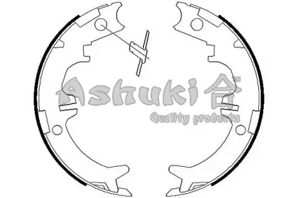 Комплект тормозных колодок, стояночная тормозная система ASHUKI купить