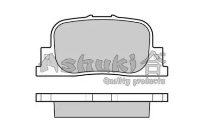 Комплект тормозных колодок, дисковый тормоз ASHUKI купить