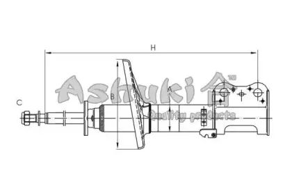 Амортизатор ASHUKI купить