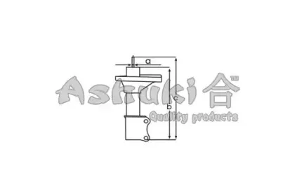 Амортизатор ASHUKI купить