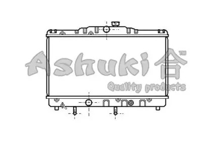 Радиатор, охлаждение двигателя ASHUKI купить