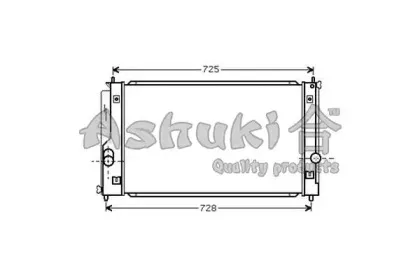 Радиатор, охлаждение двигателя ASHUKI купить