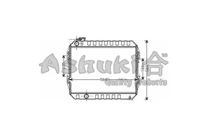 Радиатор, охлаждение двигателя ASHUKI купить