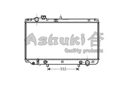 Радиатор, охлаждение двигателя ASHUKI купить