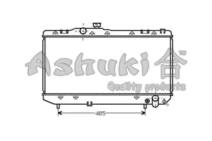 Радиатор, охлаждение двигателя ASHUKI купить
