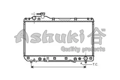 Радиатор, охлаждение двигателя ASHUKI купить