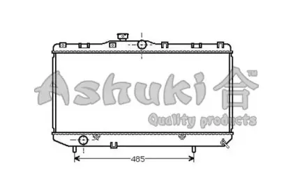 Радиатор, охлаждение двигателя ASHUKI купить
