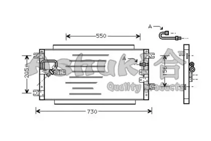 Конденсатор, кондиционер ASHUKI купить