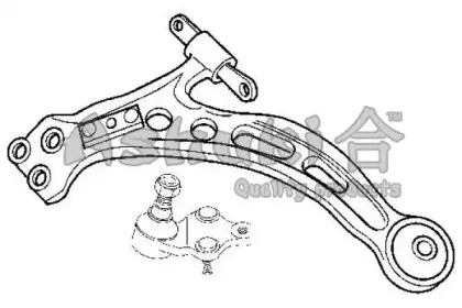 Рычаг независимой подвески колеса, подвеска колеса ASHUKI купить