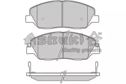 Комплект тормозных колодок, дисковый тормоз ASHUKI купить