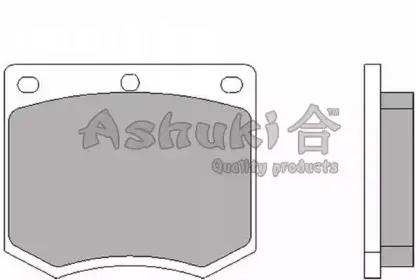 Комплект тормозных колодок, дисковый тормоз ASHUKI купить