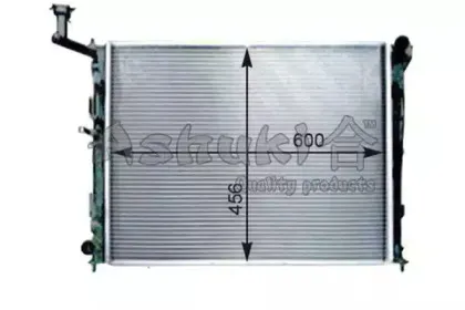 Радиатор, охлаждение двигателя ASHUKI купить