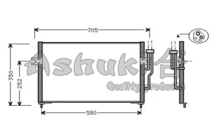 Конденсатор, кондиционер ASHUKI купить