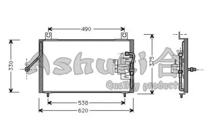 Конденсатор, кондиционер ASHUKI купить