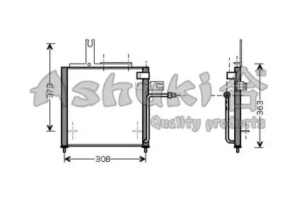 Конденсатор, кондиционер ASHUKI купить