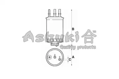 Топливный фильтр ASHUKI купить