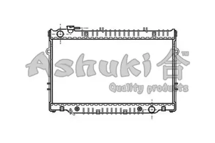 Радиатор, охлаждение двигателя ASHUKI купить