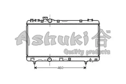 Радиатор, охлаждение двигателя ASHUKI купить