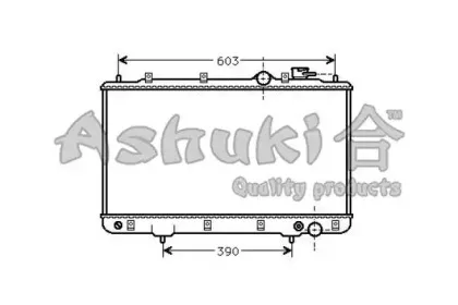 Радиатор, охлаждение двигателя ASHUKI купить