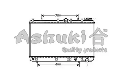 Радиатор, охлаждение двигателя ASHUKI купить