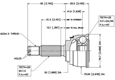 Шарнирный комплект, приводной вал VEMA купить