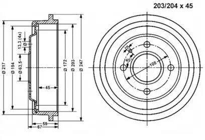 Тормозной барабан VEMA купить
