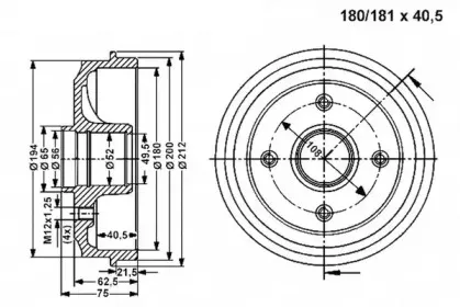 Тормозной барабан VEMA купить