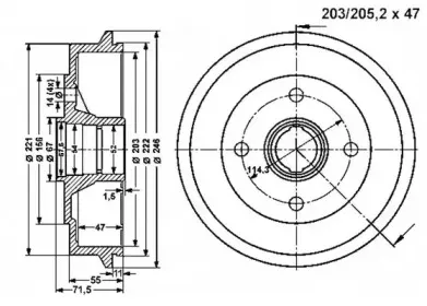 Тормозной барабан VEMA купить