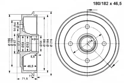 Тормозной барабан VEMA купить