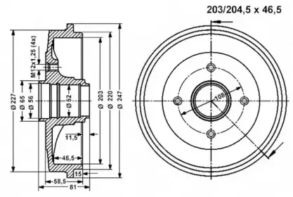 Тормозной барабан VEMA купить