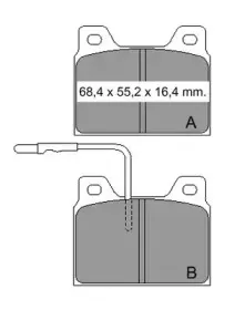 Комплект тормозных колодок, дисковый тормоз VEMA купить