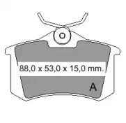 Комплект тормозных колодок, дисковый тормоз VEMA купить