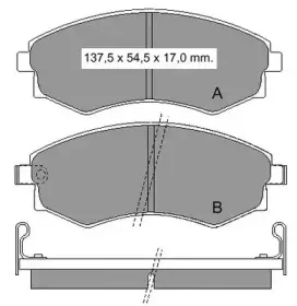 Комплект тормозных колодок, дисковый тормоз VEMA купить
