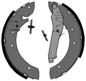 Комплект тормозных колодок VEMA купить