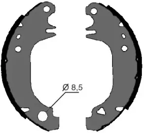 Комплект тормозных колодок VEMA купить