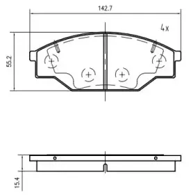 Комплект тормозных колодок, дисковый тормоз VEMA купить