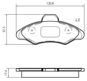 Комплект тормозных колодок, дисковый тормоз VEMA купить