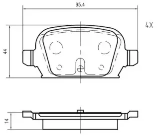 Комплект тормозных колодок, дисковый тормоз VEMA купить