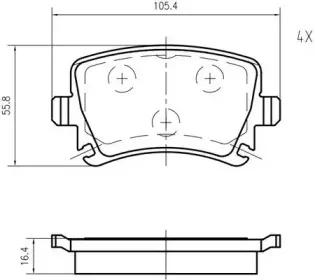 Комплект тормозных колодок, дисковый тормоз VEMA купить