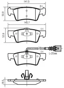 Комплект тормозных колодок, дисковый тормоз VEMA купить