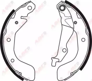 Комплект тормозных колодок ABE купить