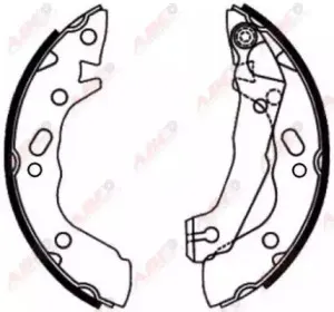 Комплект тормозных колодок ABE купить