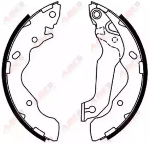 Комплект тормозных колодок ABE купить