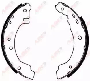 Комплект тормозных колодок ABE купить