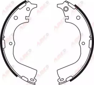 Комплект тормозных колодок ABE купить