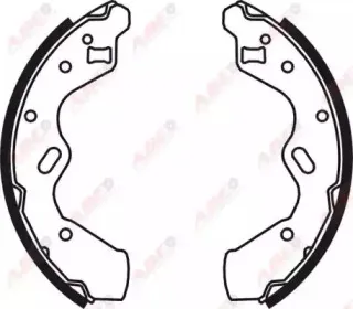 Комплект тормозных колодок ABE купить