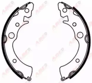 Комплект тормозных колодок ABE купить